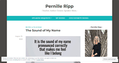 Desktop Screenshot of pernillesripp.com